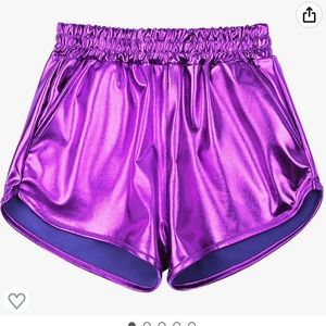 metallic purple shirts